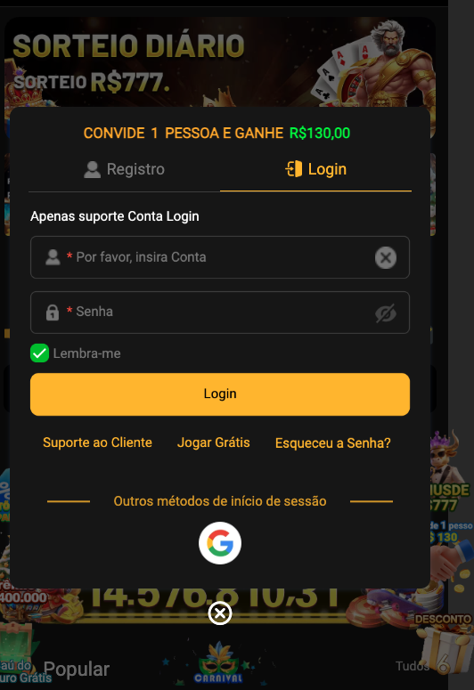Aplicativo móvel 500BET